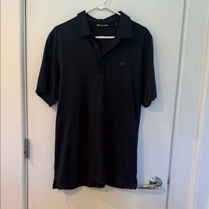 Travis Mathew Navy Blue Short-Sleeve Polo